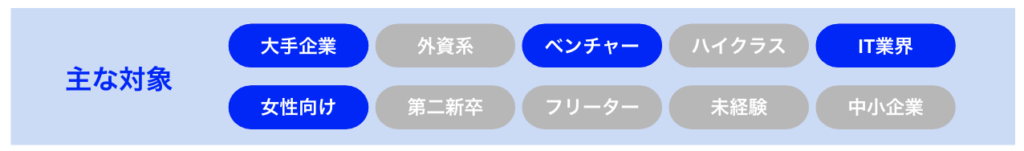 ギークリーの主な対象